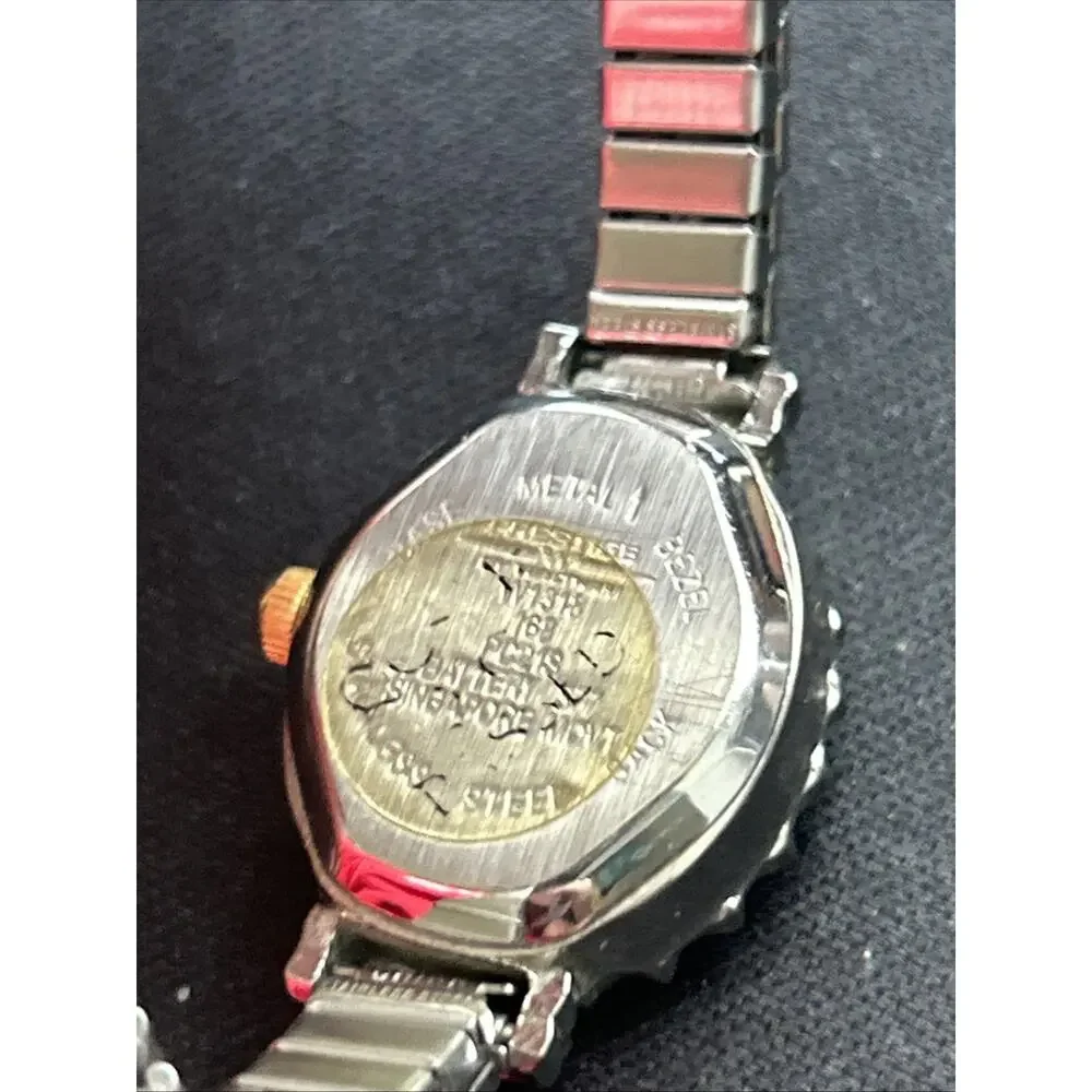 Prestige By Waltham Two Tone Women’s Stretch Band Quartz Watch